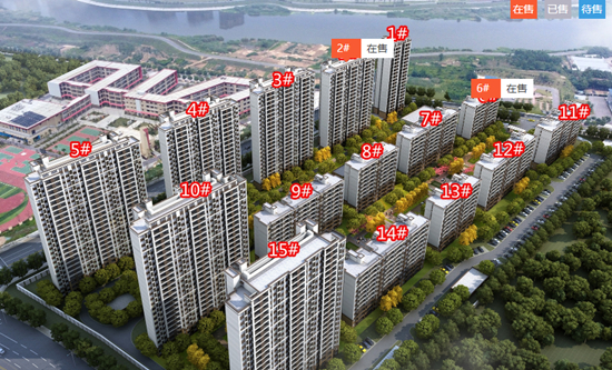 攬灣玖筑主力在售2、3、6號(hào)樓