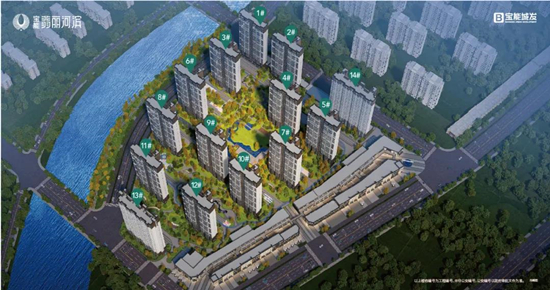 寶能翡麗河濱加推3、4、5號(hào)樓，共計(jì)304套房源