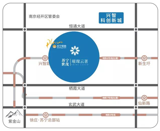 南京蘇寧世茂璀璨云著可以投資嗎？南京蘇寧世茂璀璨云著周邊規(guī)劃？