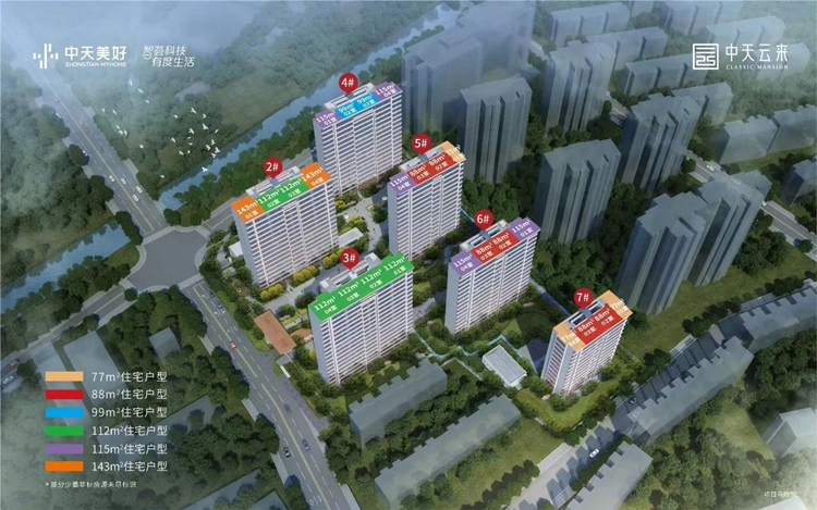 中天云來樓棟信息