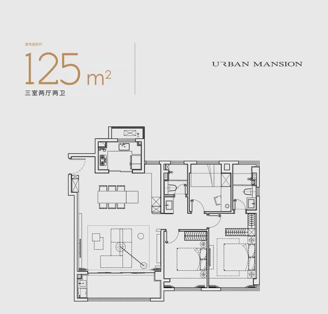 125㎡戶型圖