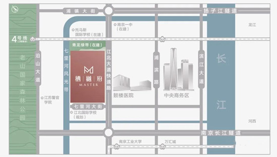 棲樾府區(qū)位圖