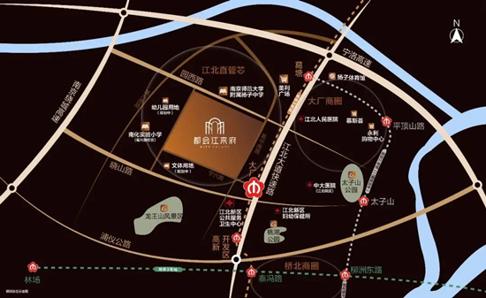 都會(huì)江來府地理位置