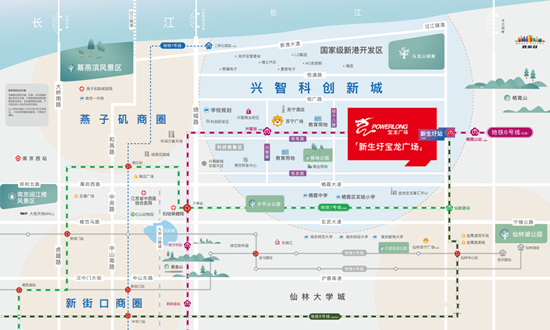 新生圩寶龍廣場(chǎng)地理位置