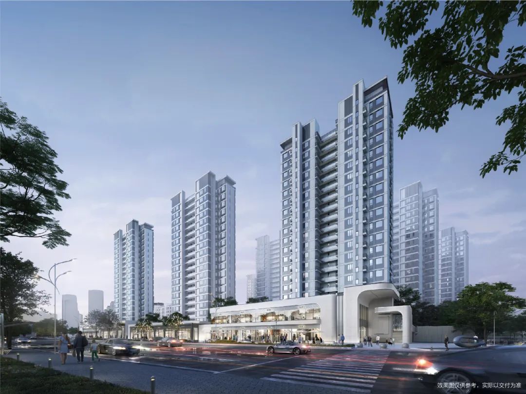 中海觀山樾實景圖