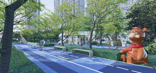 越江時(shí)代景觀圖