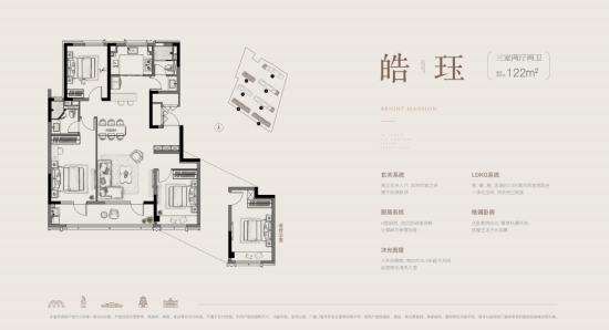金基皓樾122㎡戶(hù)型圖