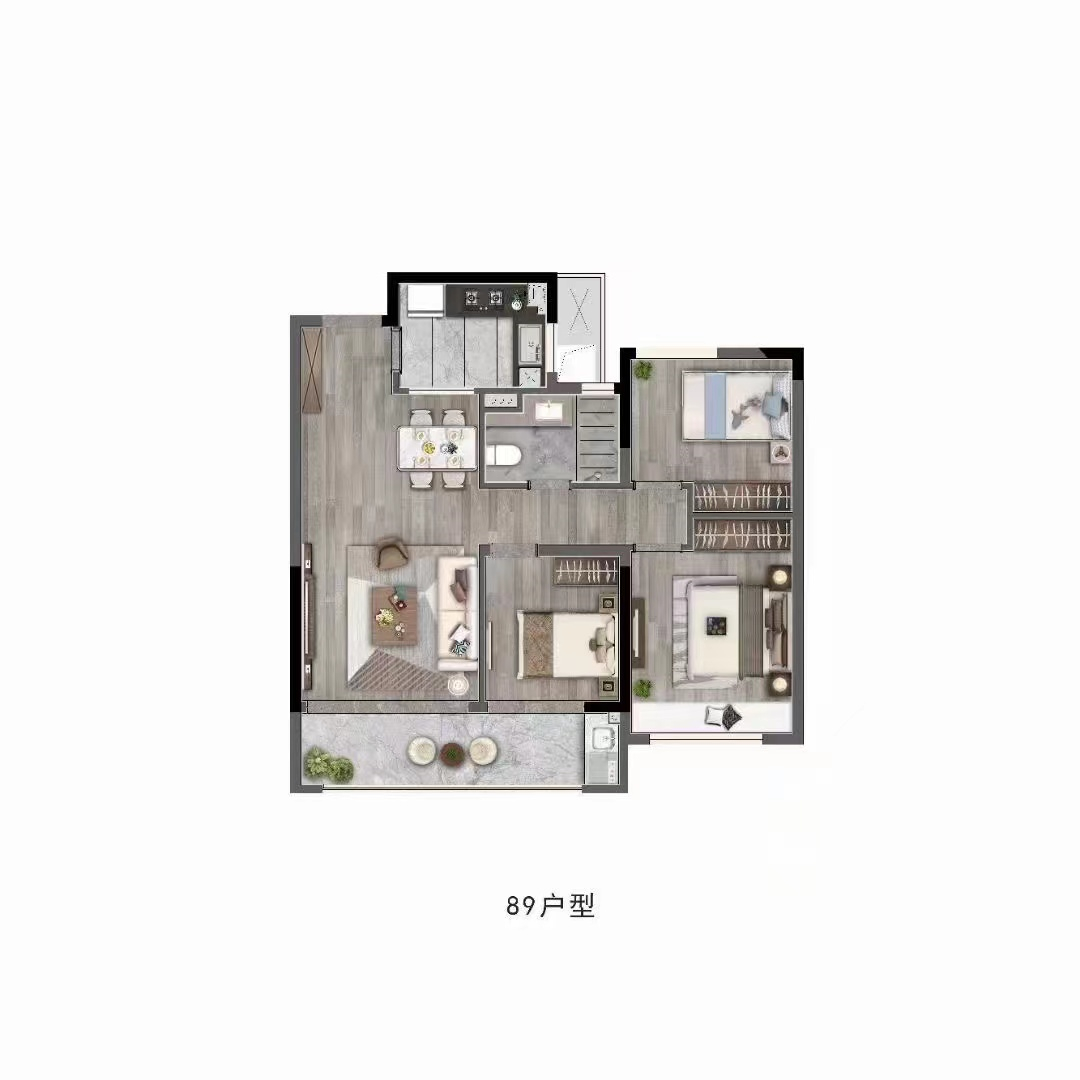都會(huì)江來(lái)府的戶型圖