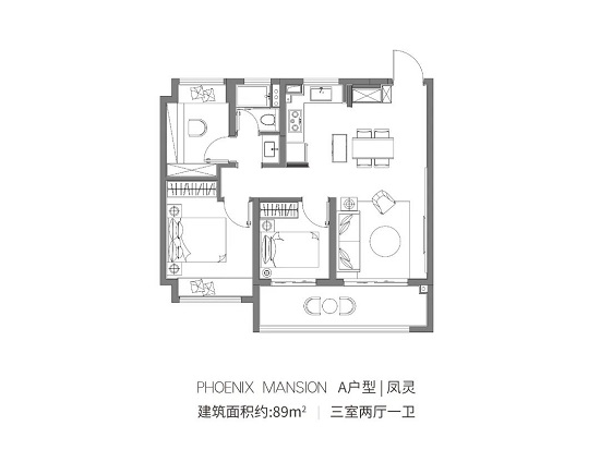 鳳起云臺的戶型圖