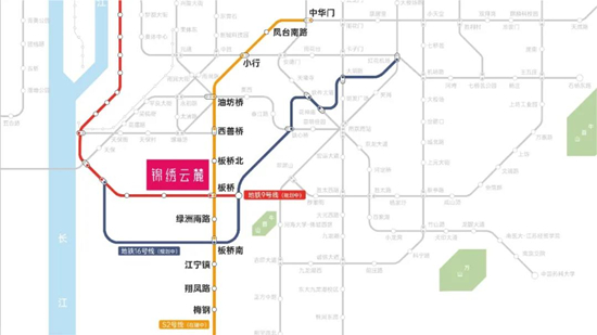 錦繡云麓地鐵規(guī)劃圖