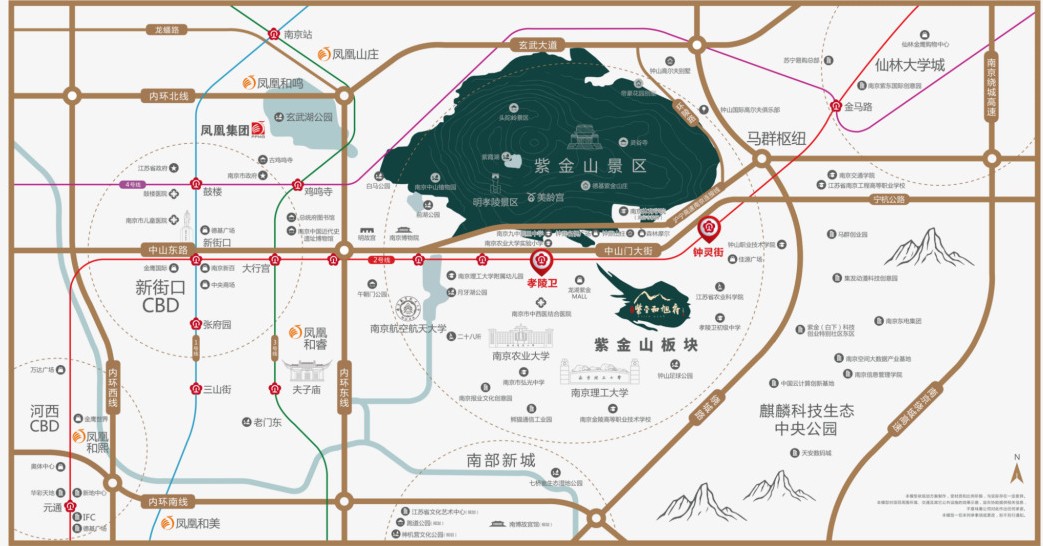 紫金和旭府區(qū)位圖