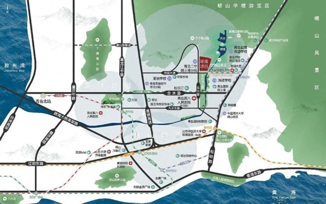 璀璨璟園區(qū)位圖